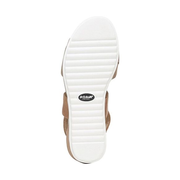 New! DR. SCHOLL'S Golden Hour Microfiber Gladiator Sporty Wedge Sandals Shoes - Picture 5 of 5